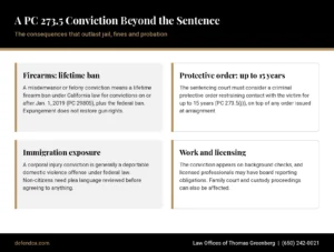 pc 273 5 consequences beyond sentence